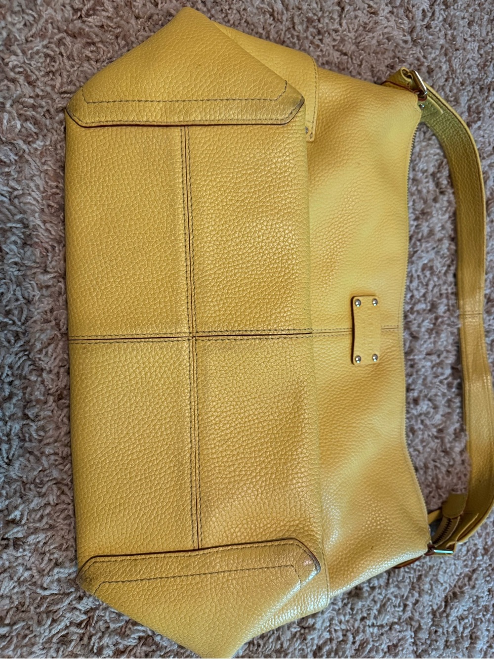 kate spade Yellow Leather Shoulder Bag